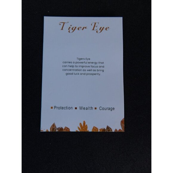 Tiger Eye Gemstone Bracelet Beaded Crystal Healing Jewelry Unisex Wealth Protect - Picture 4 of 12